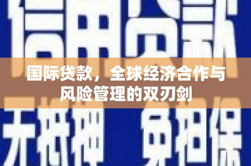 振兴国际贷款，全球经济合作与风险管理的双刃剑