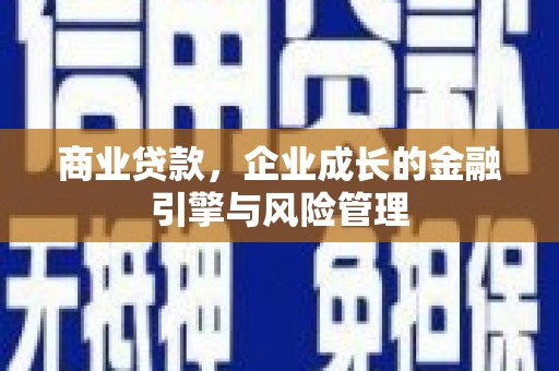 振兴商业贷款，企业成长的金融引擎与风险管理