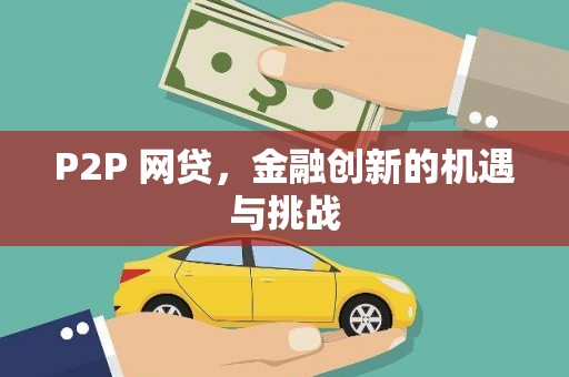 振兴P2P 网贷，金融创新的机遇与挑战