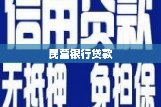 振兴民营银行贷款