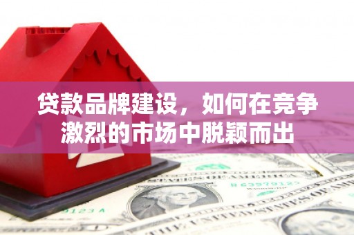 振兴贷款品牌建设，如何在竞争激烈的市场中脱颖而出