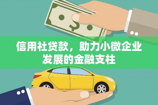 振兴信用社贷款，助力小微企业发展的金融支柱