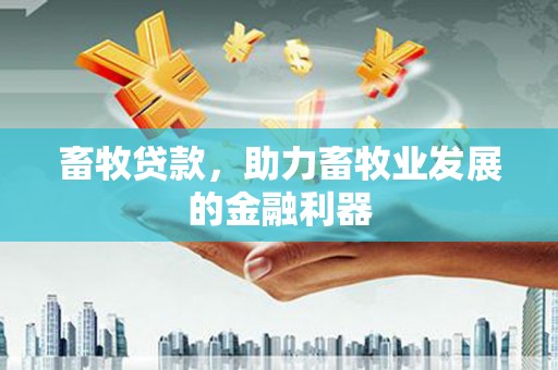 振兴畜牧贷款，助力畜牧业发展的金融利器