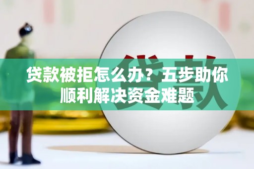 振兴贷款被拒怎么办？五步助你顺利解决资金难题