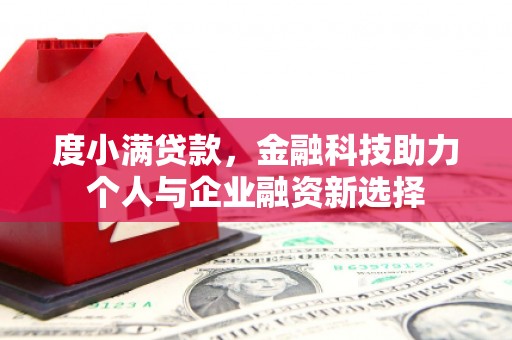 振兴度小满贷款，金融科技助力个人与企业融资新选择