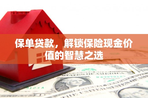 振兴保单贷款，解锁保险现金价值的智慧之选