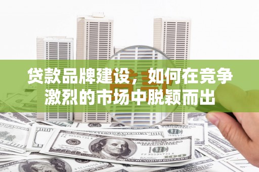 振兴贷款品牌建设，如何在竞争激烈的市场中脱颖而出
