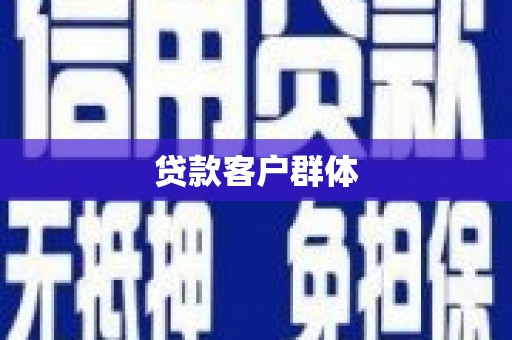 振兴贷款客户群体
