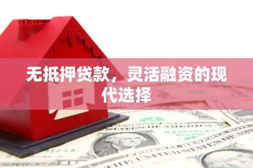 振兴无抵押贷款，灵活融资的现代选择