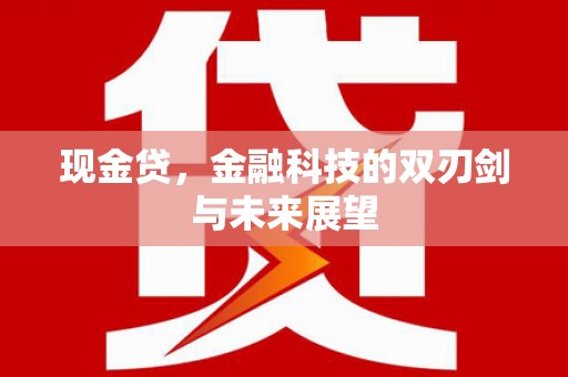 振兴现金贷，金融科技的双刃剑与未来展望