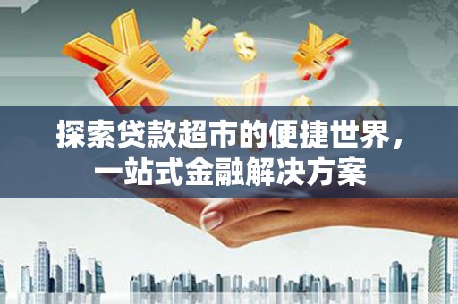 振兴探索贷款超市的便捷世界，一站式金融解决方案