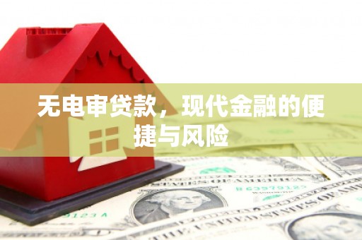 振兴无电审贷款，现代金融的便捷与风险