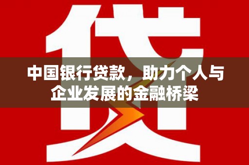 振兴中国银行贷款，助力个人与企业发展的金融桥梁
