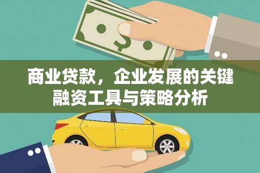 振兴商业贷款，企业发展的关键融资工具与策略分析