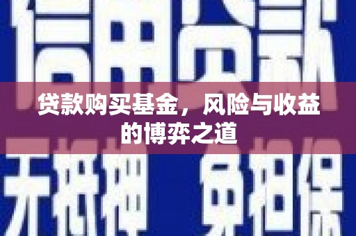 振兴贷款购买基金，风险与收益的博弈之道