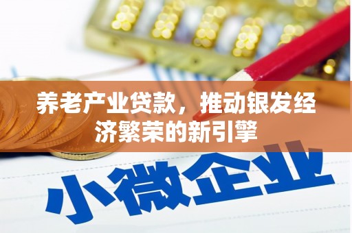 振兴养老产业贷款，推动银发经济繁荣的新引擎