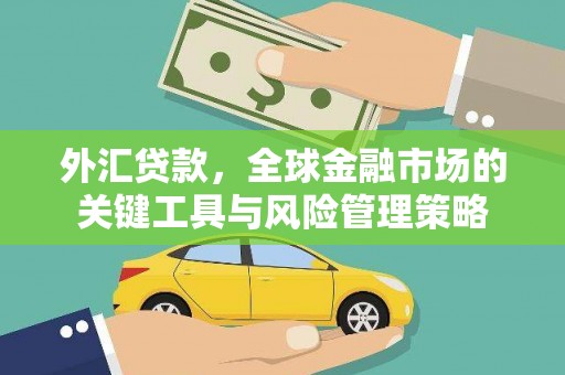 振兴外汇贷款，全球金融市场的关键工具与风险管理策略