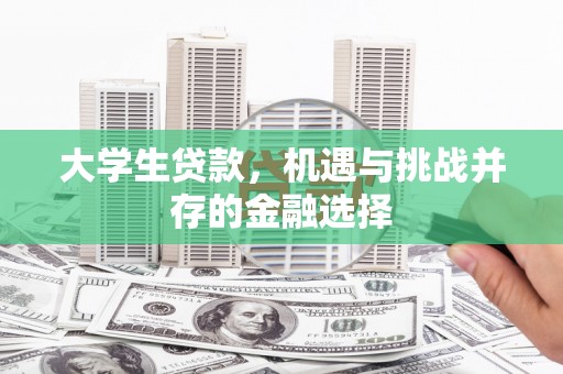 振兴大学生贷款，机遇与挑战并存的金融选择