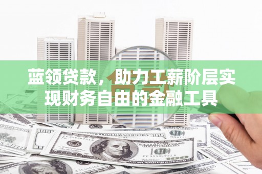 振兴蓝领贷款，助力工薪阶层实现财务自由的金融工具