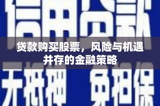 振兴贷款购买股票，风险与机遇并存的金融策略