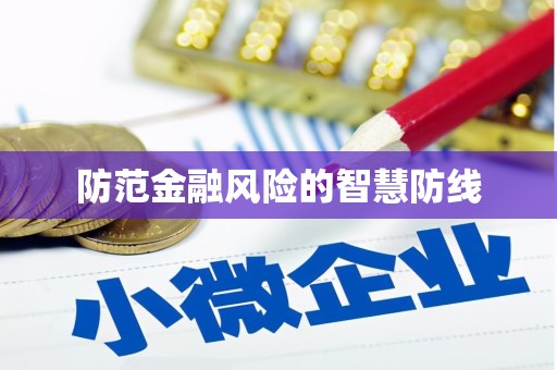 振兴防范金融风险的智慧防线