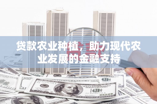 振兴贷款农业种植，助力现代农业发展的金融支持
