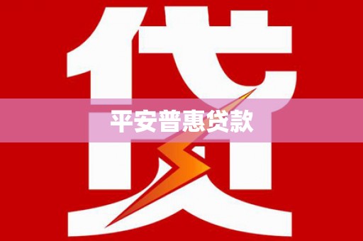 振兴平安普惠贷款